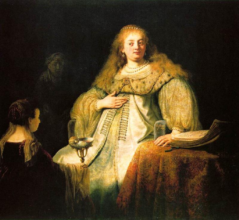 REMBRANDT Harmenszoon van Rijn Artemisia oil painting image